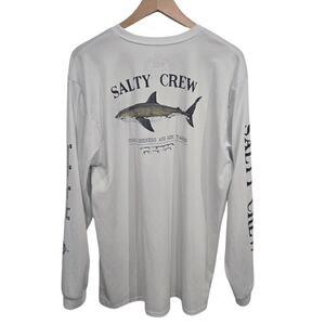 Salty Crew White Long Sleeve Shirt